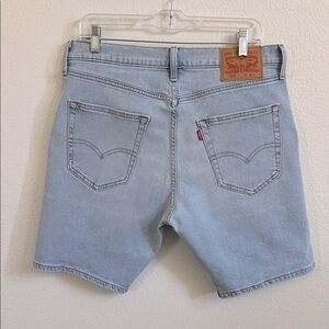 Levi's Sky Blue Jean Shorts Size 34 Stretch